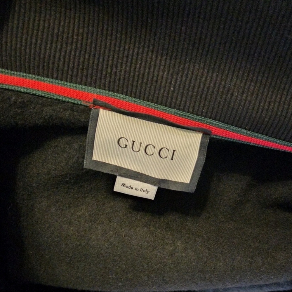 Gucci Technical Jersey Track Jacket Black (Unisex) Size 54/XXL (EUC) - Picture 5 of 8